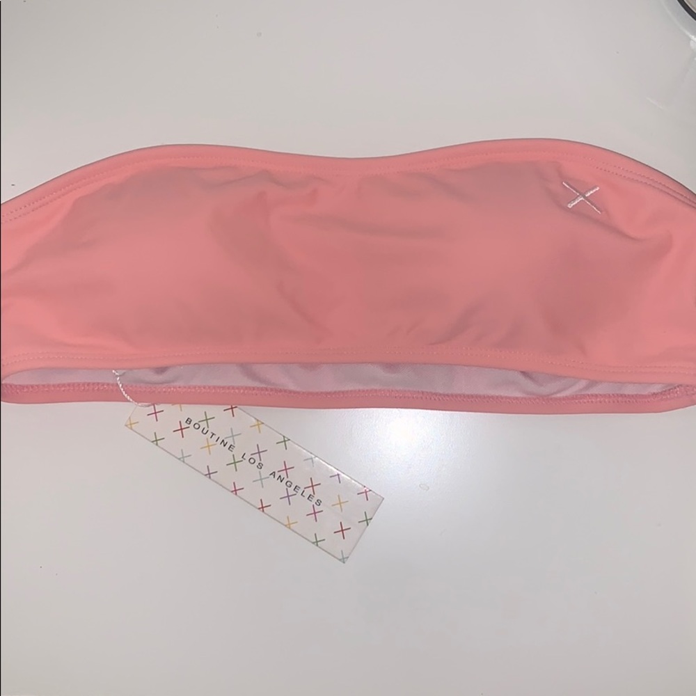 BOUTINE LA STRAPLESS TOP (M) PINK